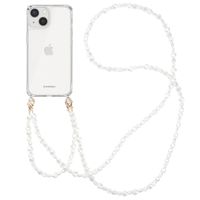 imoshion Coque avec dragonne + bracelet Apple iPhone 14 - Perles Cœurs