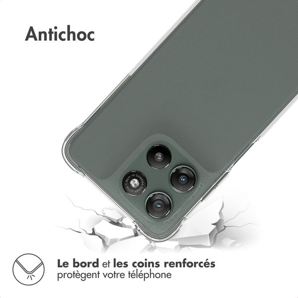 imoshion Shockproof Case Motorola Moto G57 Power - Transparent