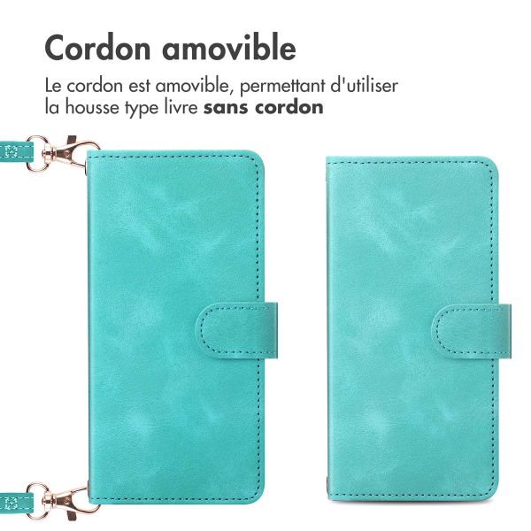 imoshion Etui de télephone portefeuille avec cordon Samsung Galaxy A17 (5G) - Turquoise