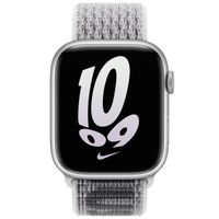 Apple Bracelet Nike Sport Loop Apple Watch Series 1 t/m 11 / SE / Ultra (44/45/46/49 mm) - White / Black