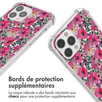imoshion Coque Design avec cordon Apple iPhone 12 (Pro) - Flower Water