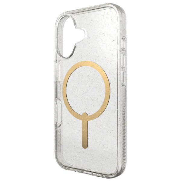 ZAGG Coque Milan Snap avec MagSafe iPhone 16 - Gold Glitter