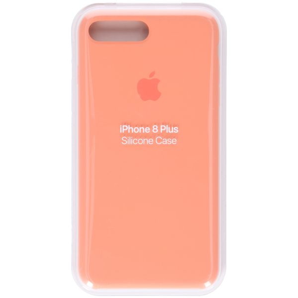 Apple Coque en silicone Apple iPhone 8 Plus / 7 Plus - Peach