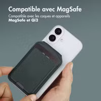 Accezz Portefeuille en cuir avec support - Compatible avec MagSafe et Qi2 - Cedar Green
