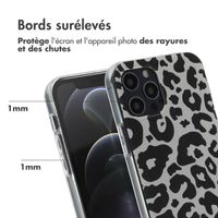 imoshion Coque Design Apple iPhone 12 (Pro) - Leopard Transparent