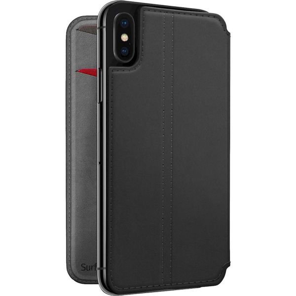 Twelve South Étui de téléphone portefeuille SurfacePad iPhone X - Noir