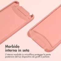 imoshion Coque de couleur avec cordon amovible Apple iPhone 13 - Peach