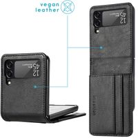 imoshion Étui de télephone portefeuille Luxe Samsung Galaxy Z Flip 3 - Noir