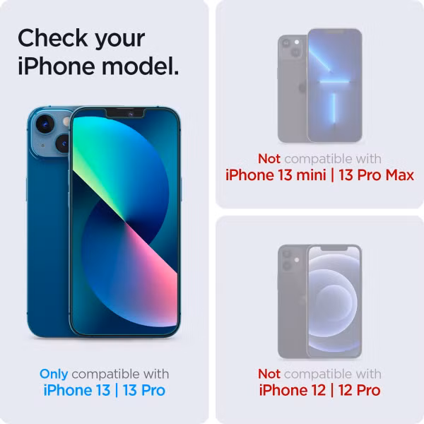 Spigen Protection d'écran en verre trempé GLAStR Privacy Applicator Apple iPhone 13 / 13 Pro