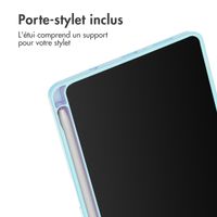 imoshion Coque tablette rigide Trifold iPad Samsung Galaxy Tab A9 8.7 pouces - Bleu clair