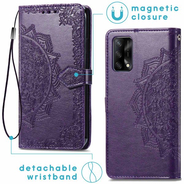 imoshion Etui de télephone Mandala Oppo A74 (4G) - Violet