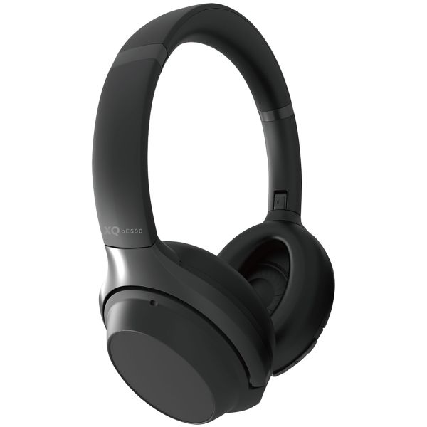 XQISIT ﻿ANC Bluetooth Headset - Casque sans fil avec Active Noise Cancelling - Noir