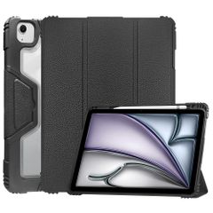 Accezz Coque tablette Rugged Trifold Apple iPad Air 11 pouces (2025) M3 / (2024) M2 / Air 5 (2022) / Air 4 (2020) - Noir