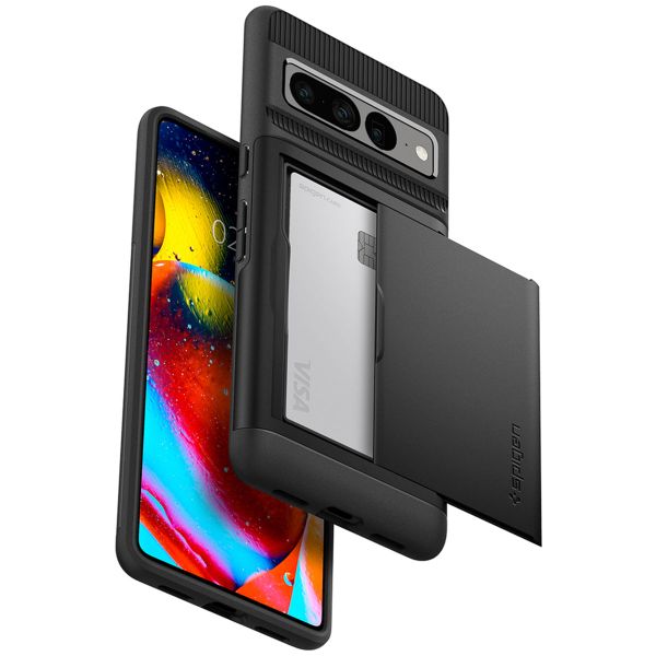 Spigen Coque Slim Armor CS Google Pixel 7 Pro - Noir