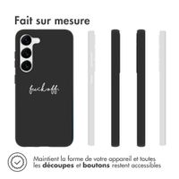 imoshion Coque Design Samsung Galaxy S23 Plus - Fuck Off - Noir