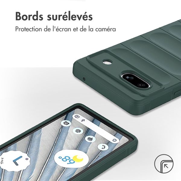 imoshion Coque arrière EasyGrip Google Pixel 7a - Vert foncé