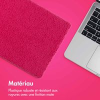 imoshion Teddy Hard Cover MacBook Pro 14 pouces (2021 / 2023 M3 chip / 2024 M4 chip) - A2442 / A2779 / A2918 / A3112 / A3185 / A3401 - Hot Pink