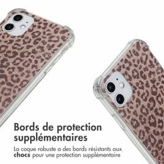 imoshion Coque Design avec cordon Apple iPhone 11 - Leopard Mood