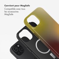 Selencia Coque arrière Vivid avec MagSafe Apple iPhone 15 - Gradient Olive Dust