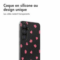 imoshion Coque Design Samsung Galaxy S24 FE - Dusty Rose Connected Hearts