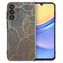 imoshion Coque Design Samsung Galaxy A15 (5G/4G) - Golden Leaves