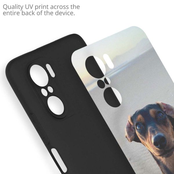 Concevez votre propre coque en gel Xiaomi Poco F3 - Noir