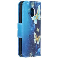 Coque silicone design Alcatel 1C (2019) - Blue Butterfly