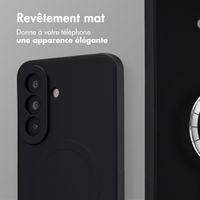 imoshion Coque Couleur avec MagSafe Samsung Galaxy A37 (5G) - Noir