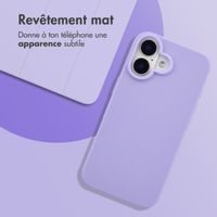 imoshion Coque Couleur Apple iPhone 16 - Tropical Violet