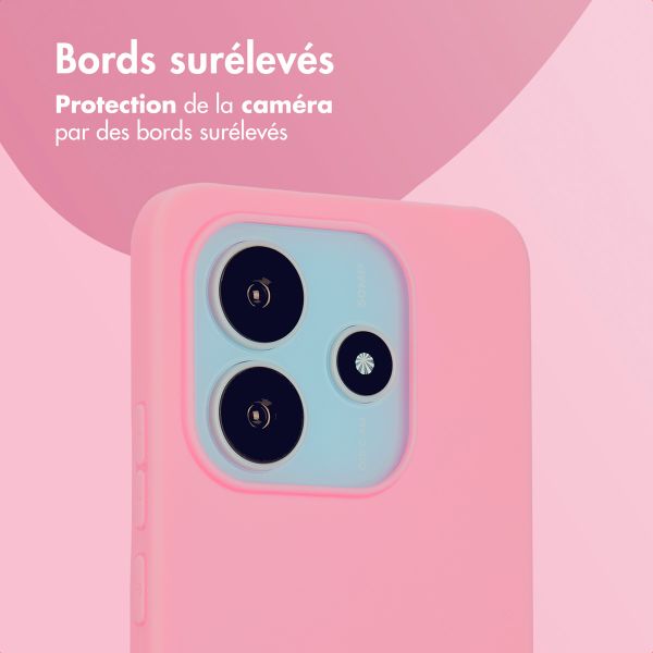 imoshion Coque Couleur Xiaomi Redmi Note 14 (4G) - Bubblegum Pink