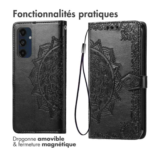 imoshion Etui de télephone Mandala Samsung Galaxy A16 - Noir