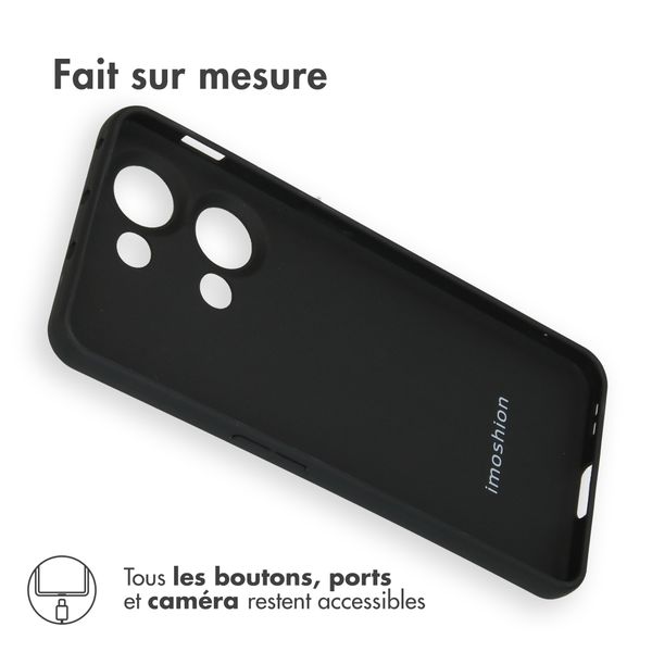 imoshion Coque Couleur OnePlus Nord 3 - Noir