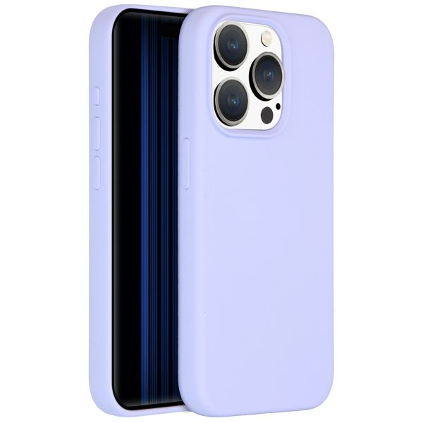 Accezz Coque Liquid Silicone iPhone 15 Pro - Violet