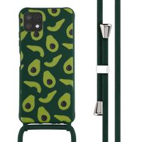 imoshion Coque design en silicone avec cordon Samsung Galaxy A22 (5G) - Avocado Green