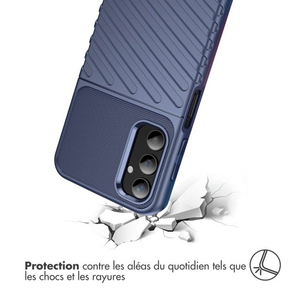 imoshion Coque arrière Thunder Samsung Galaxy A25 (5G) - Bleu foncé