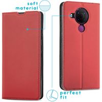 imoshion Étui de téléphone Slim Folio Nokia 5.4 - Rouge