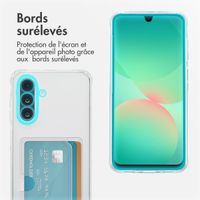 imoshion Coque silicone avec porte-cartes Samsung Galaxy A26 - Transparent