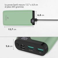 imoshion Batterie externe - 20.000 mAh - Quick Charge et Power Delivery - Vert