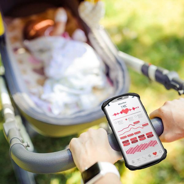 Fixed Bikee 2 – Support de téléphone pour vélo – Rotatif à 360 degrés – Universel – Noir