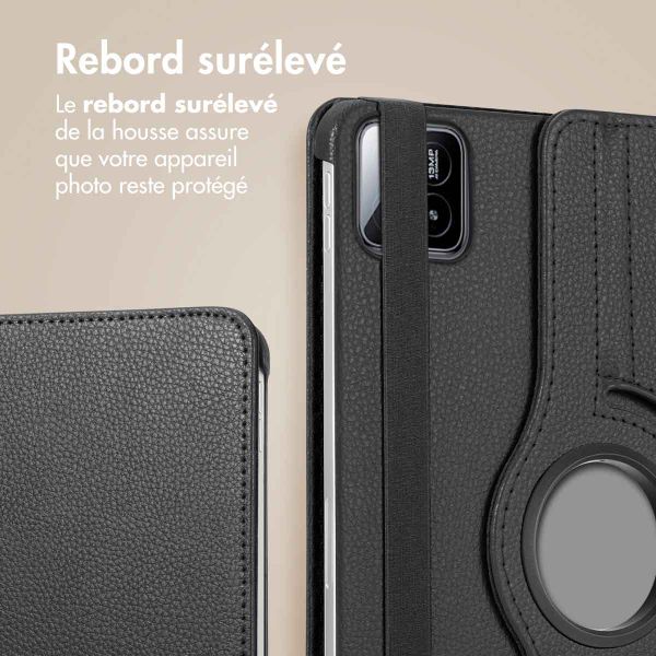 imoshion Coque tablette rotatif à 360° Xiaomi Pad 7 / 7 Pro - Noir