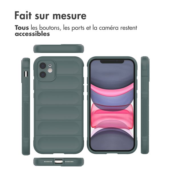 imoshion Coque arrière EasyGrip iPhone 11 - Vert foncé