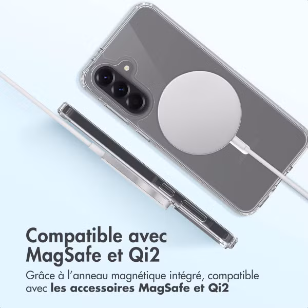 Accezz Coque arrière Xtreme Impact avec MagSafe Samsung Galaxy S24 - Transparent
