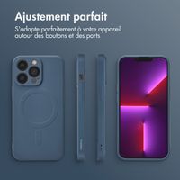 imoshion Coque Couleur avec MagSafe Apple iPhone 13 Pro - Bleu foncé