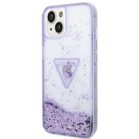 Guess Coque Liquid Glitter iPhone 14 - Lila