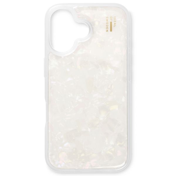 iDeal of Sweden Coque Pearlized iPhone 16 - Blanc