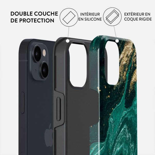 Burga Coque arrière Tough Apple iPhone 15 - Emerald Pool
