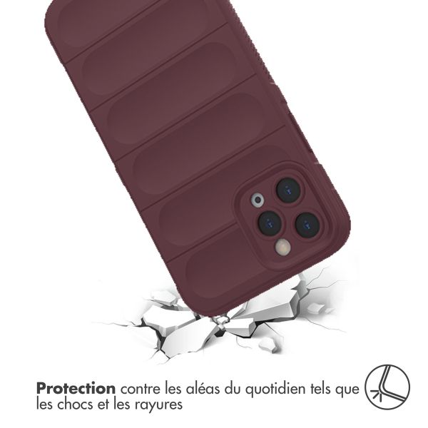 imoshion Coque arrière EasyGrip iPhone 11 Pro - Aubergine