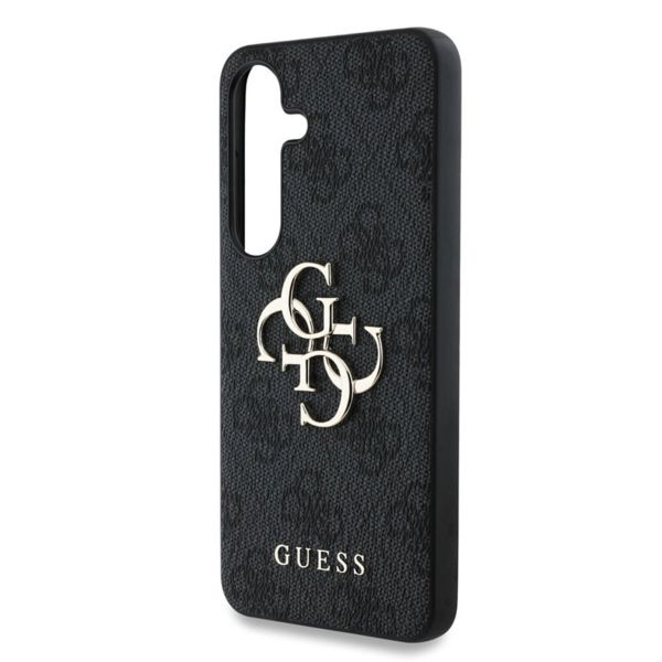 Guess Coque 4G Metal Logo Backcover Samsung Galaxy S25 - Noir