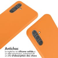 imoshion Coque en silicone avec cordon Samsung Galaxy A54 (5G) - Orange