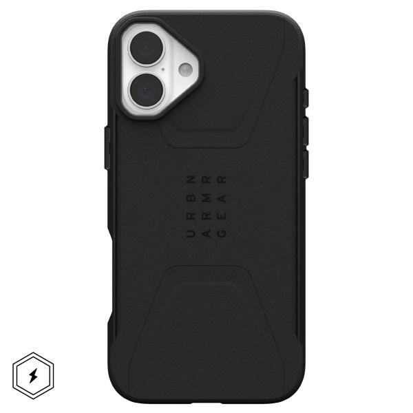 UAG Coque Civilian MagSafe Apple iPhone 16 Plus - Noir